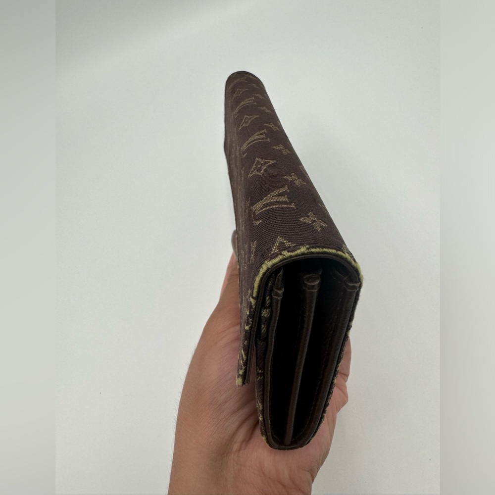 Louis Vuitton Monogram Mini Lin Wallet EUC - Picture 15 of 16